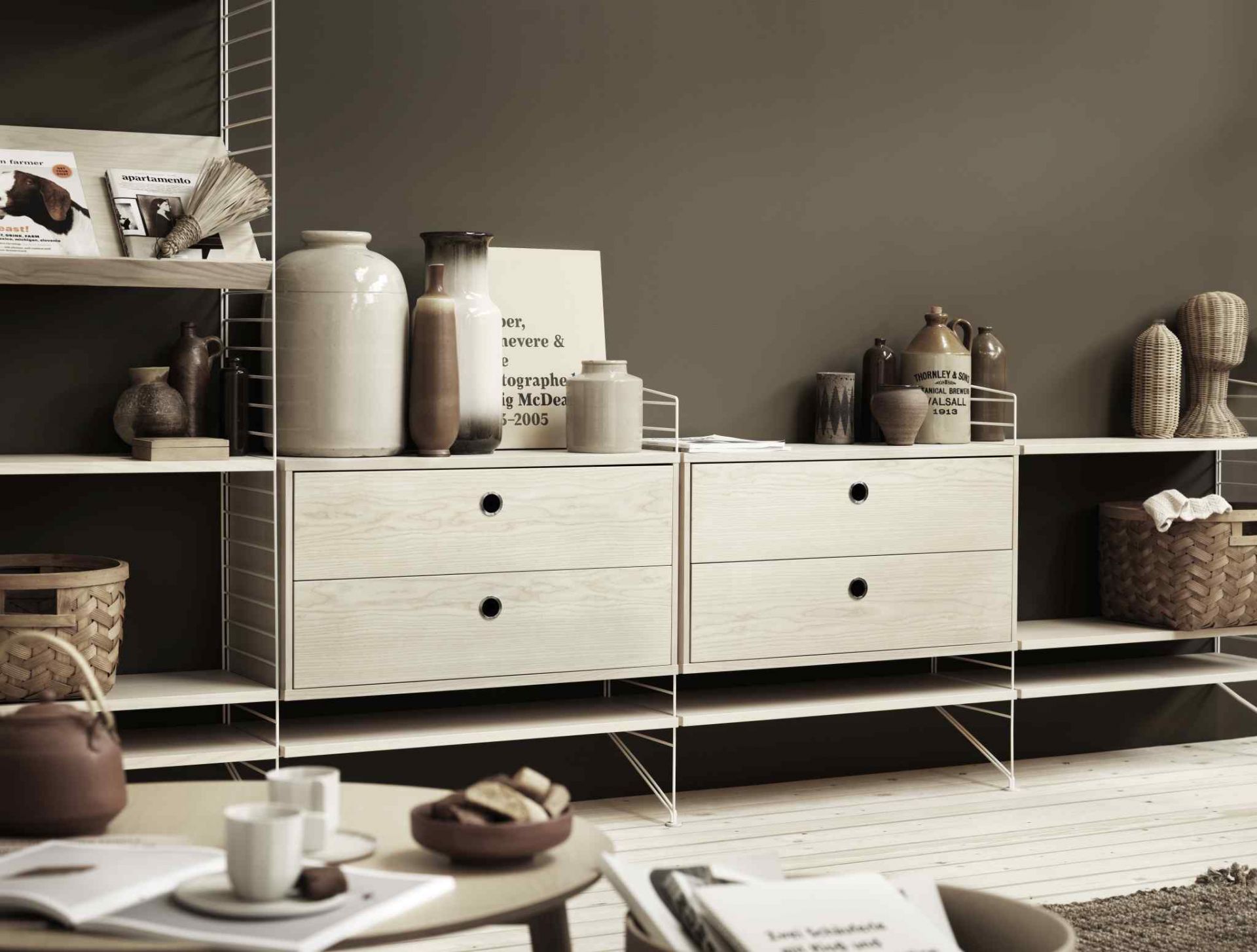 Buffet de la chambre à coucher à cordes G String Furniture